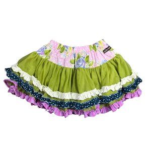 Matilda Jane Good Hart Sea Salt Skirt Girls Size 4 Green‎ Tulle, Whimsical Twirl